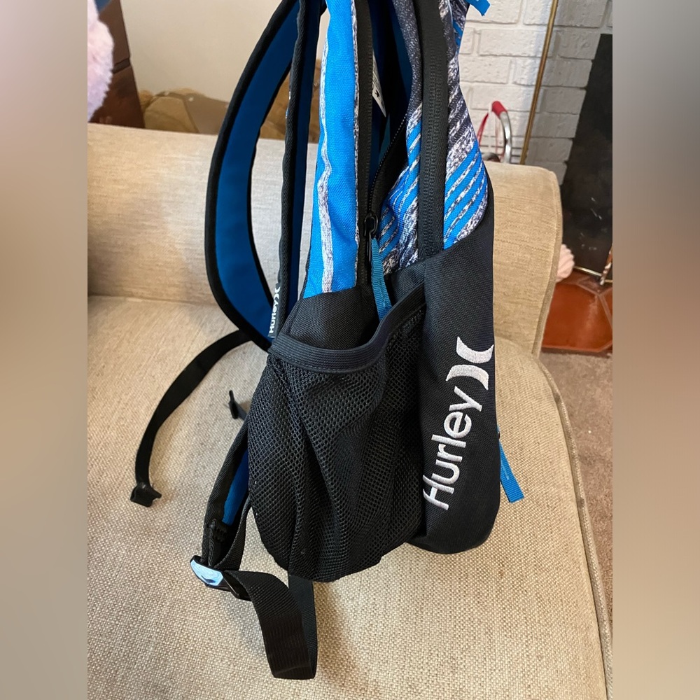 Hurley blue and black backpack - Picture 8 of 8